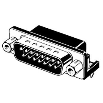 Dサブコネクタ プラグ・ディップL形端子 XM2-L omron(オムロン)