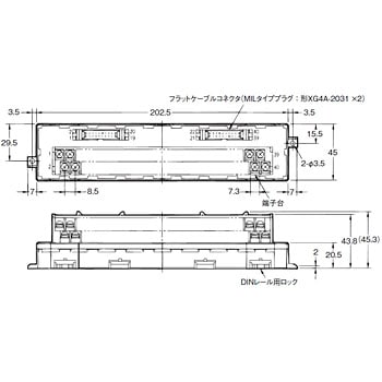 XW2B-40G5-T コネクタ端子台変換ユニットXW2B (スタンダードタイプ