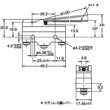 一般用基本スイッチ Z 基準形 omron(オムロン)
