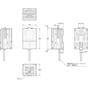 スマートセンサ単機能モデル(モノクロタイプ)アンプユニット ZFV