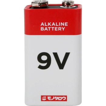 6LR61 9V アルカリ乾電池 角形9V モノタロウ 1本 6LR61 9V 【通販モノタロウ】