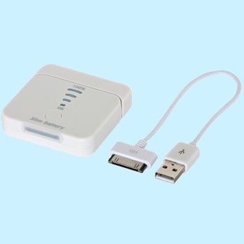 Iphone Ipod用リチウムイオン充電器 スリムバッテリー Fsc モバイルバッテリー 通販モノタロウ Fs Sbip Wh