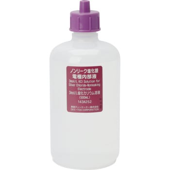 143A252 ノンリーク塩化銀電極内部液 3M 東亜DKK 容量500mL - 【通販モノタロウ】