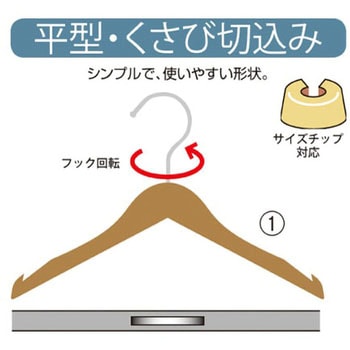 子供用木製ハンガー アズワン