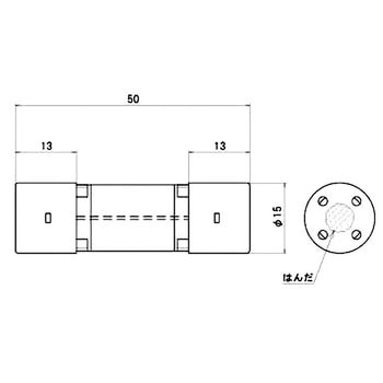 B種 普通溶断型 ヒューズ管 F-7170 サトーパーツ