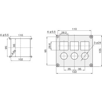 小型レギュレータブラケット ストレートタイプ(SMC ARM10F用) 岩田製作所