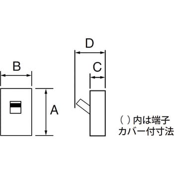 漏電遮断器 Eシリーズ (経済タイプ) OC付 テンパール工業