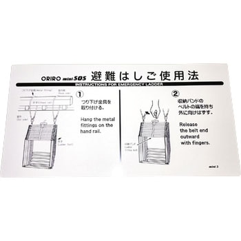 使用法表示板 miniSOS - ORIRO