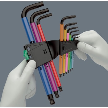 ボールポイント六角棒レンチ Wera
