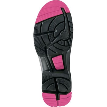 85605-37 作業靴 ウベックス 1 レディース サンダル UVEX(ウベックス) マジックタイプ セーフティーシューズ グレー/ピンク色