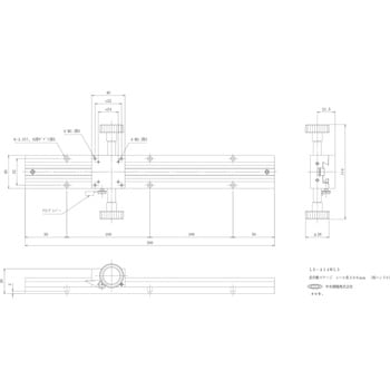 長作動ステージ (両ハンドル) 中央精機
