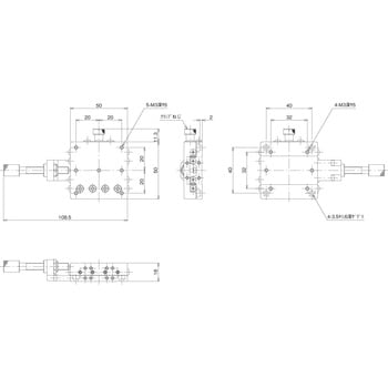 中央精機 ハイグレード Zステージ 50×50 LZ-5042-CR1 - 計測、検査