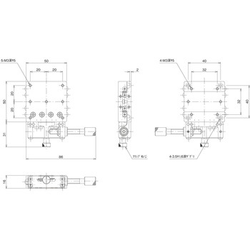 ハイグレードXステージ 50×50(標準型) 中央精機