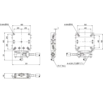 中央精機 ハイグレードステージ LS-6042-S6-