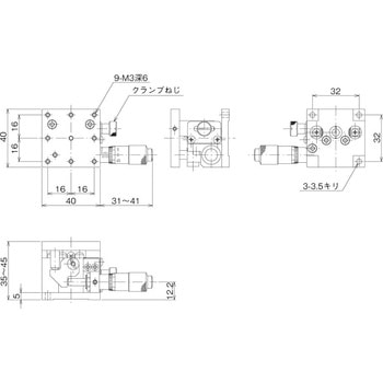 ハイグレードZ昇降ステージ 40×40 - 中央精機