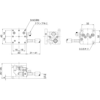 ハイグレードZ昇降ステージ 40×40 - 中央精機