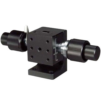DT Z軸ステージ 40×40(粗微動両ハンドル) 中央精機