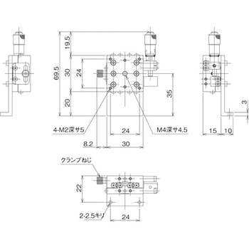 ハイグレードアルミZステージ 30×30(標準型) 中央精機