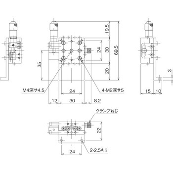 ハイグレードアルミZステージ 30×30(対称型) 中央精機