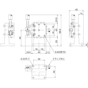 LZ-4042-SR6 ハイグレードZステージ 40×40(対称型) 1台 中央精機