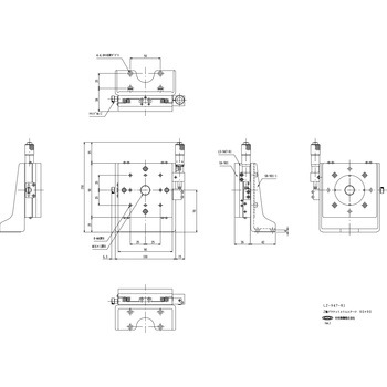 Z軸ブラケットスリムステージ 90×90 中央精機