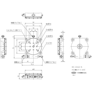 中央精機 ハイグレード微動回転ステージ φ60 RS-6042 - escolakaeru.com