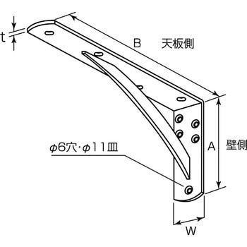 パワー棚受(スチール) MK(丸喜金属本社)