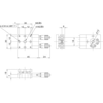 TD-302 傾斜スリムステージ 30×30 1台 中央精機 【通販モノタロウ】