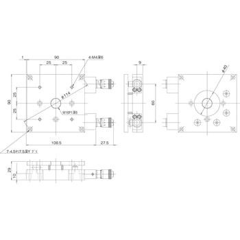 TD-902 傾斜スリムステージ 90×90 1台 中央精機 【通販モノタロウ】