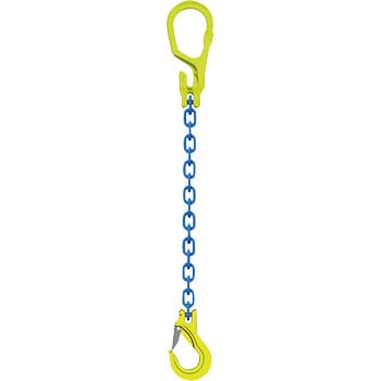 チェーンスリングセット(長さ調整機能付)1本吊り(スリングフックタイプ