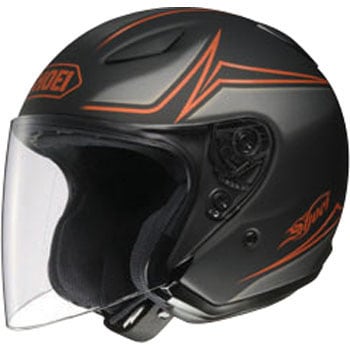 SHOEI J-STREAM SOLAS ジェットヘルメット ブラック・オレンジ SHOEI J-STREAM SOLAS ジェットヘルメット ブラック・オレンジ