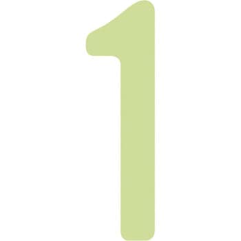 数字ステッカー(蓄光) 数字 アイマーク
