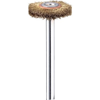 金属ブラシ ホイール軸径6mm ミニター