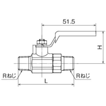 MR1型ボールバルブ(黄銅) ミニチュア オンダ製作所