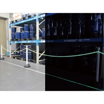 高輝度蓄光プラチェーン ルミノーバチェーン 根本特殊化学 プラスチックチェーン 通販モノタロウ Ye3b