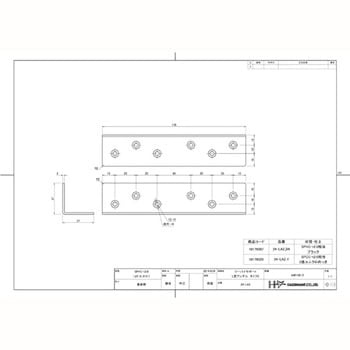 2×4サポート L型アングル 24A ダイドーハント(大同製鋲所)