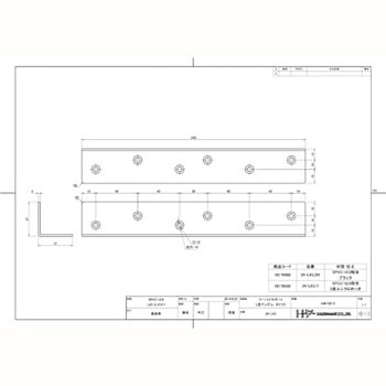 2×4サポート L型アングル 24A ダイドーハント(大同製鋲所)