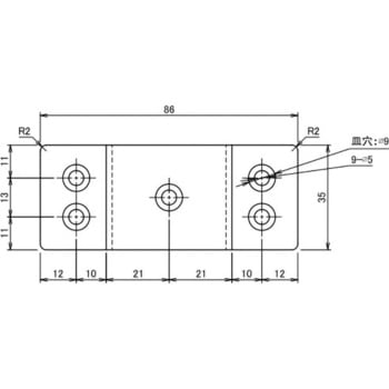 2×4サポート ハット型 24H ダイドーハント(大同製鋲所)