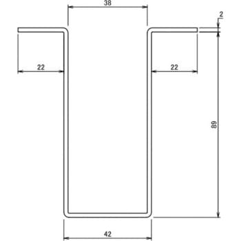 2×4サポート ハット型 24H ダイドーハント(大同製鋲所)