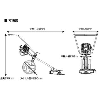 手押し式エンジン草刈機