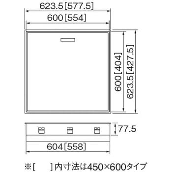 2台】シーリングハッチ (気密・断熱タイプ) ホワイト CXDW124 740146