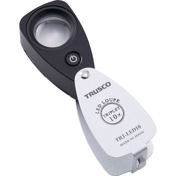 LEDライト付10倍ルーペ TRUSCO