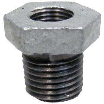 ブッシング 可鍛鋳鉄製管継手(白) モノタロウ