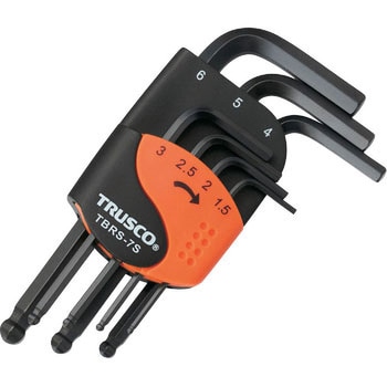ボールポイント六角棒レンチ(ショートタイプ)セット TRUSCO