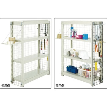 棚用ディスプレイネット(取付金具付) TRUSCO