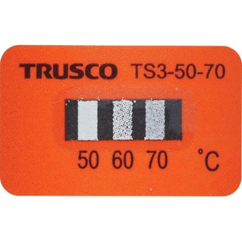温度シール3点表示タイプ TRUSCO