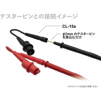 アリゲータクリップ大 三和電気計器