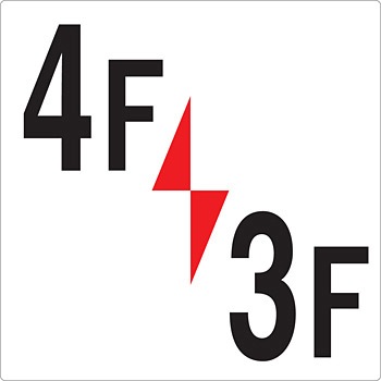 348-34 通り芯標示板(階数) ユニット 39291691