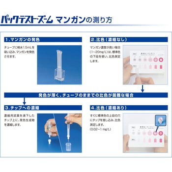 共立理化学研究所 パックテスト・ズーム マンガン ZM-Mn /1-2550-01