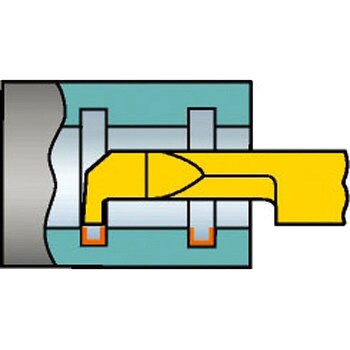 小型旋盤内径加工 CoroTurn(R)XS 溝入れ加工用インサートバーサイズ7mm